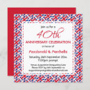 Search for uk flag invitations Red white blue
