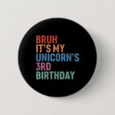 Search for 3rd birthday badges Unicorn
