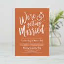 Search for burnt sienna invitations Orange