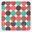 Search for circle pattern stickers Retro