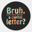Search for capital letter a stickers English