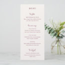 Search for handwritten wedding menus Simple
