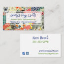 Search for quilting business cards Whimsical