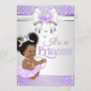 Search for lavender princess baby shower invitations Silver