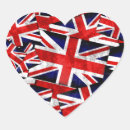 Search for british flag heart stickers England