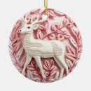Search for pink deer christmas tree decorations Festive