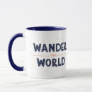 Search for wanderlust mugs Typography
