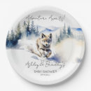 Search for adventure awaits paper plates Watercolor