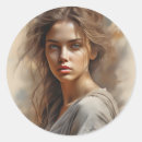Search for sketching stickers Girl