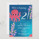 Search for pink octopus invitations Purple