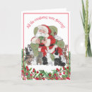 Search for not a creature was stirring seasonal cards Santa