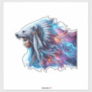 Search for indian warrior stickers Native