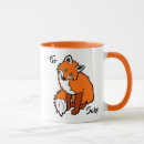 Search for red fox mugs Trendy