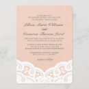 Search for elegant lace wedding invitations Simple