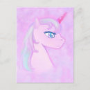 Search for cute unicorn postcards Pink