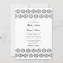 Search for black damask invitations Simple