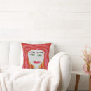 Search for abstract face drawing cushions Woman