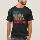 Search for terry tshirts Surname