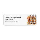 Search for animal couple return address labels Cute