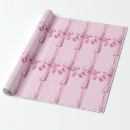 Search for pink ribbons wrapping paper Modern