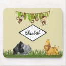Search for animals design mousepads Giraffe