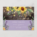 Search for sunflower 50th birthday invitations Wood