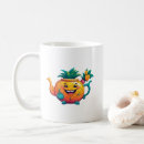 Search for healthy fruit mugs Illustration