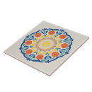 Search for orange mandala tiles Blue