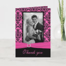 Search for damask photo cards Pink