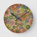 Search for 70s flower clocks Retro
