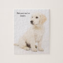 Search for golden retriever puppy puzzles Portrait