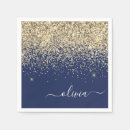Search for blue and gold napkins Girly
