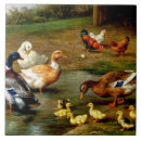 Search for duck and duckling tiles Vintage