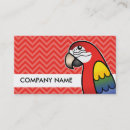 Search for macaws business cards Parrot