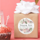 Search for pink rose thank you stickers Bridal shower
