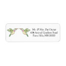 Search for hummingbird address return address labels Cute