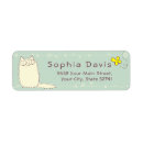Search for cute cats return address labels Yellow