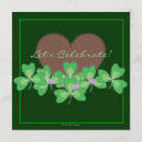 Search for shamrock invitations Heart