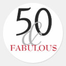 Search for 50 stickers 50 and fabulous