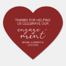 Search for engagement stickers Minimalist