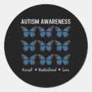 Search for autism butterfly stickers Brain
