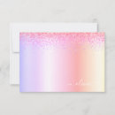 Search for rainbow note cards Glitter
