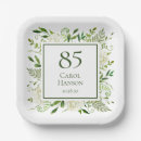 Search for 85th birthday plates Flowers