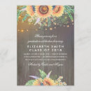 Search for string lights graduation invitations Sunflowers