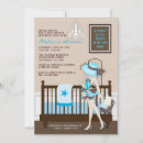 Search for contemporary baby shower invitations Blue