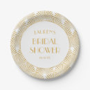 Search for art deco paper plates Bridal shower