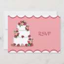 Search for cake wedding invitations Pink