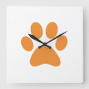Search for paw print clocks Dog