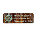 Search for boat wheel return address labels Ship