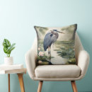 Search for great blue heron cushions Ardea herodias